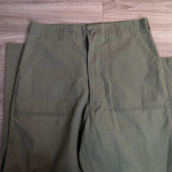 Vintage Military OG 107 Fatigue Pants Olive Green 36 - Picture 3 of 6